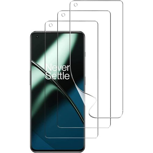 Film Protecteur Tpu Auto-Cicatrisant Pour Oneplus 11 5g - Lot De 3, Hd Transparent, Anti-Rayures, Installation Facile Avec Outil D'alignement