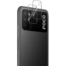 Film Protection Caméra Verre Trempé Pour Xiaomi Poco M3 - Anti-Rayure 0.2mm Ultra Fin, Anti-Poussière, Lot De 2 Transparent