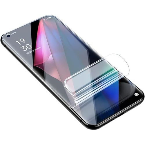Film Protection Écran Hydrogel Transparent Anti-Rayures Auto-Réparation Pour Oppo Find X3 Neo 6,55 Pouces, Flexible Sans Bulles Haute Transparence Adhésion Automatique