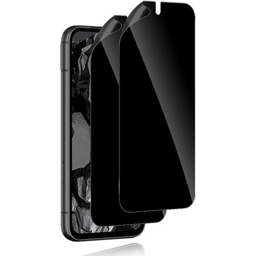 Film Protection Confidentialité Anti-Espion Google Pixel 8a, Tpu Flexible 0.13mm Ultra Fin Compatible Lecteur D'empreintes, Hd Transparent Sans Bulles Protection Totale (2pcs)
