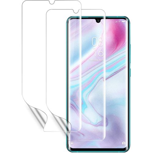 Film Protecteur D'écran Xiaomi Mi Note 10 2 Pièces - Tpu Ultra Slim Souple Anti-Rayures Auto-Guérison, Couverture Totale Hd Anti-Empreintes Transparent