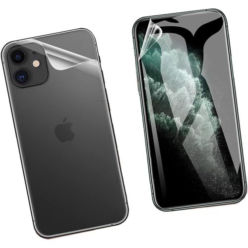 Film De Protection Hydrogel Avant Arrière Pour Iphone 8 Plus 5.5"" - Haute Sensibilité, Auto-Réparation 48h, 0.01mm Ultra-Fin Avec Guide De Positionnement - Transparent