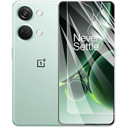 Film Hydrogel Pour Oneplus Nord 3 5g 6.74"" - 2 Pièces Haute Sensibilité, Protection Intégrale Antichoc Et Anti-Empreintes Transparent
