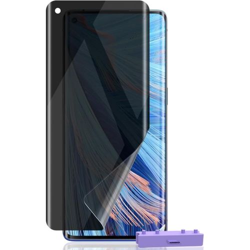 Film Protecteur Anti-Espion Et Anti-Rayures Pour Oppo Find X2 Neo - Tpu Flexible Ultra Fin 0.22 Mm Auto-Cicatrisant Avec Revêtement Oléophobe - Protection Bord À Bord Transparent