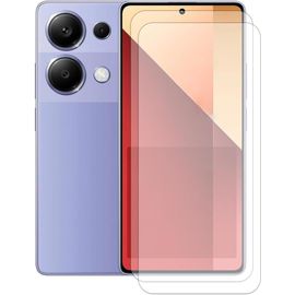 Film Protecteur Verre Trempé 9h Pour Xiaomi Redmi Note 13 4g 6.67"" - Anti-Rayures/Éclats, 0.26mm Ultra-Fin, 2.5d Sans Bulles (Lot De 2, Transparent)