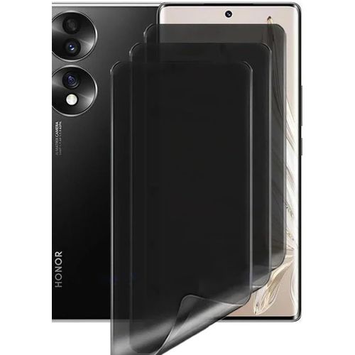 Film Protection Écran Hydrogel Anti-Espion Honor Magic 6 Pro 6.8"" 2 Pièces, Privacité Totale, Compatible Face Id, Auto-Réparation, Tpu Flexible Hd Transparent