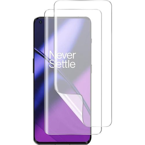 Film Écran Hydrogel Pour Oneplus 11 5g (Modèle 2023) - 2 Pièces, Antichoc, Anti-Trace, Anti-Poussière, Flexible Avec Kit De Pose Transparent