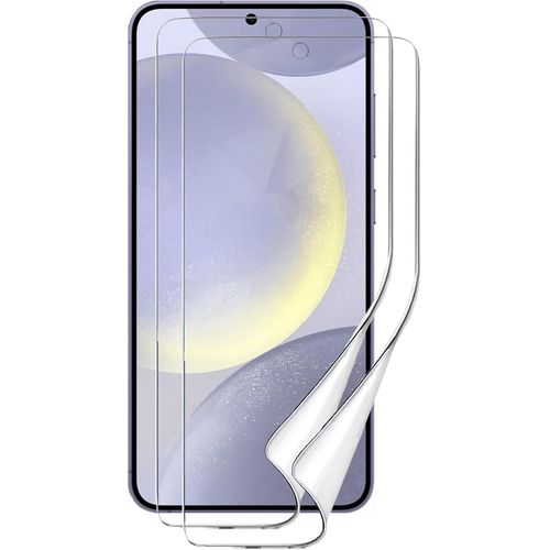 Film Protecteur Écran Samsung Galaxy S24+ Plus - Lot De 2, Anti-Rayures 4h, Hd, Compatible Empreinte Digitale, Inclus Lingettes Nettoyantes (Transparent)