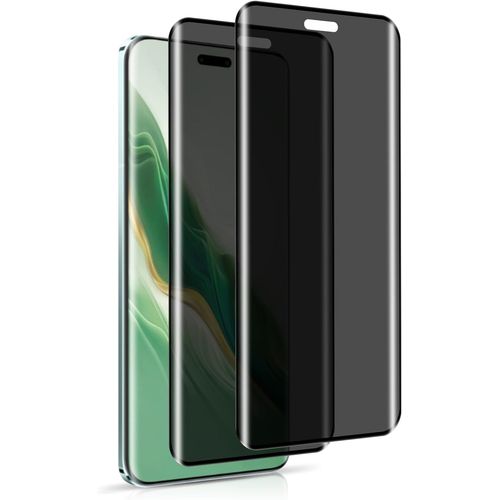 Film Protection Verre Trempé 9h Anti-Espion Pour Honor Magic 6 Pro 5g - Anti-Empreintes, Tactile Sensible, 2 Pièces Avec Kit De Nettoyage