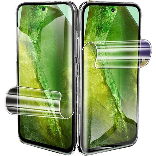 Film Protection Hydrogel Pour Google Pixel 8a 6.1"" - 2 Pièces Transparent, Anti-Brisure, Auto-Réparation, Hd Clarté, Revêtement Oléophobe, Protection Bord À Bord Sans Bulles