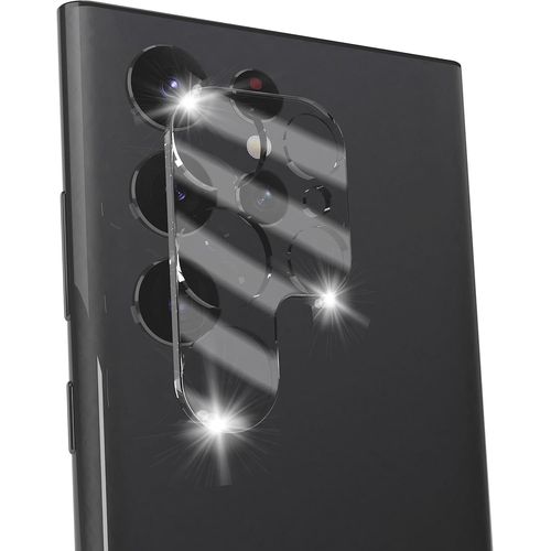 Film Protection Verre Trempé 0,4mm 9h Anti-Choc Pour Caméra Arrière Samsung Galaxy S22 Ultra - Transparent Avec Bord 2,5d Anti-Rayures