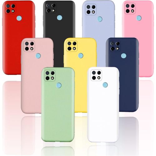 Housse De Protection Pour Oppo Realme C21 - Coque Tpu Ultra Mince Anti-Chocs, Bords Renforcés 360° Avec Découpes Précises, Design Léger Et Flexible Disponible En Multicolores