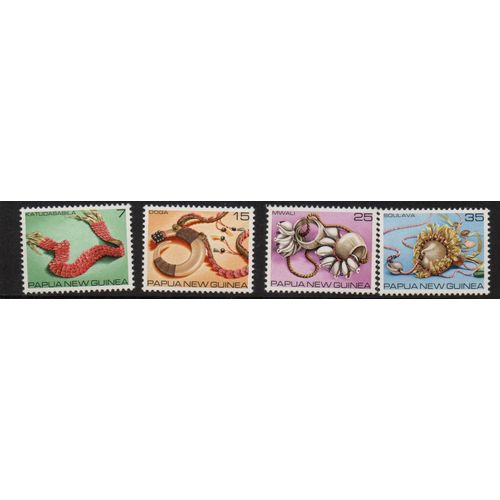 Papouasie-Nouvelle Guinée Timbres Bracelets Artisanaux