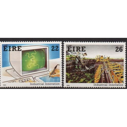 Irlande Timbres Innovation Industrielle Et Ingénierie 1985