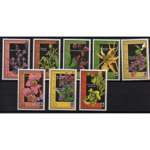 Saint-Vincent ( Antilles ) Timbres Les Fleurs 1970