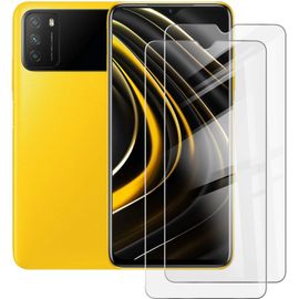 Protecteur D'écran En Verre Trempé [2 Pièces] Pour Xiaomi Poco M3 6.53"" - 9h Anti-Rayures, Anti-Bulles, Revêtement Hydrophobe, Ultra-Mince 0.3mm, Haute Sensibilité