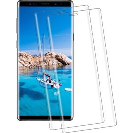 Protecteur D'écran En Verre Trempé 3d Pour Samsung Galaxy Note 9 - Double Pack Anti-Rayures 9h, Couverture Totale, Installation Facile Transparent
