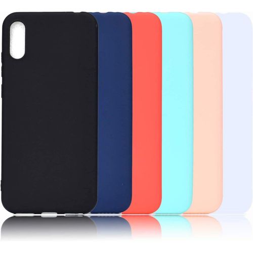 Lot De 6 Coques Silicone Tpu Ultra Mince Pour Huawei Y6 Pro 2019 - Protection Anti-Choc/Chute/Rayures, Surface Mate Antidérapante Avec Bords Surélevés, 6 Couleurs Candy Disponibles