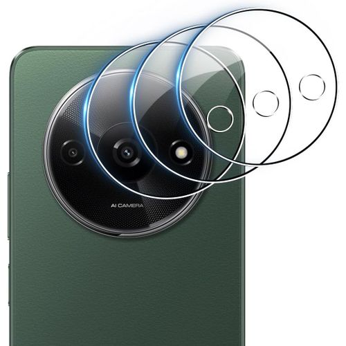 Protecteur De Lentilles Caméra Arrière Xiaomi Redmi A3 - 3 Pièces En Verre Trempé Ultra-Mince Et Ultra-Hd, Résistant Aux Rayures Avec Adhésif 3m, Conception 3d Confortable