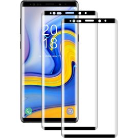 Protecteur D¿Écran En Verre Trempé Pour Samsung Galaxy Note 9 - 2 Pièces 9h Anti-Rayures 2.5d Bordure Sans Bulle Hd Transparent Sensibilité Tactile Facile À Installer