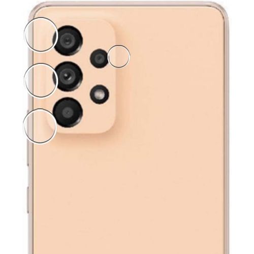 Protecteur De Caméra Arrière En Verre Trempé Pour Samsung Galaxy A53 5g, Hd Transparent Anti-Rayures Auto-Cicatrisant Sans Bulles Ni Traces - Lot De 2