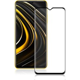 Protecteur D'écran En Verre Trempé 9h Full Coverage 3d Pour Xiaomi Poco M3 - Anti-Empreintes, Installation Facile Sans Bulles, Noir
