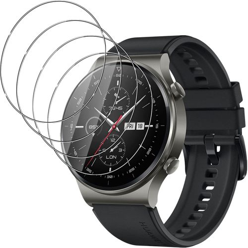 Protecteur D'écran En Verre Trempé 9h Pour Huawei Watch Gt 2 Pro - 4 Pièces Anti-Rayures, Revêtement Oléophobe, 2.5d Sans Bulles Avec Protection Anti-Choc Et Compatibilité Coque