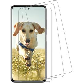 Protecteur D'écran En Verre Trempé 9h Pour Xiaomi Poco X3 Nfc/Pro - Anti-Rayures Hd Transparent Avec Compatibilité Empreinte Digitale (Lot De 3 Pièces)
