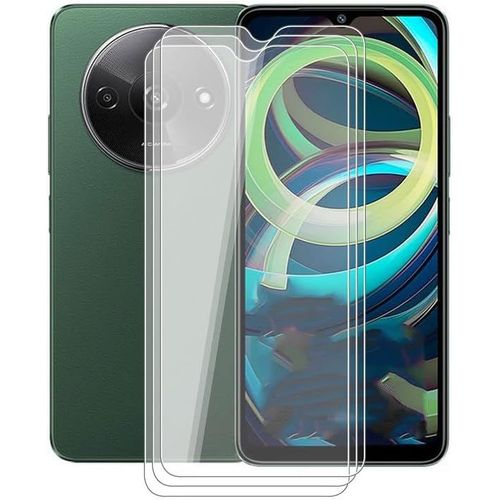 Protecteur D'écran En Verre Trempé 9h Pour Xiaomi Redmi A3 6.71"" - 3 Pièces Anti-Rayures, Ultra-Fin 0.3mm Avec Bord 2.5d, Compatible Empreintes Et Sensibilité Tactile