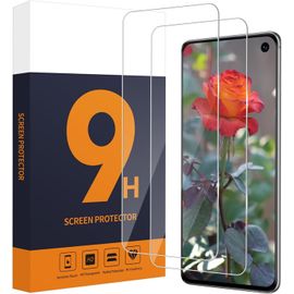 Protecteur D'écran Verre Trempé 9h Pour Samsung Galaxy S10e - 2 Pack Anti-Empreintes, Tactile Sensible, Bords 2.5d Arrondis, Hd Transparent, Résistant Aux Chocs Et Rayures