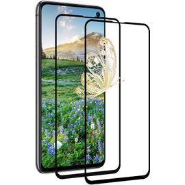Protecteur D'écran Verre Trempé 9h Samsung Galaxy S10e, 0.33mm Ultra Mince Hd Anti-Rayures Et Anti-Empreintes, Couverture Intégrale Noir Lot De 2