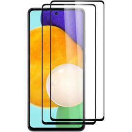 Protecteur D'écran Verre Trempé Samsung Galaxy A52 5g - 2 Pack, 9h Anti-Rayures Couverture Intégrale Hd Anti-Traces Sans Bulles