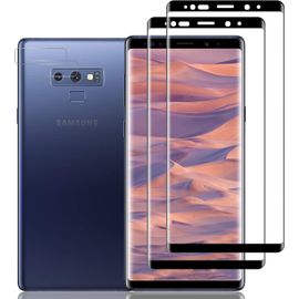 Protecteur D'écran Verre Trempé Samsung Galaxy Note 9, 9h Anti-Rayures, Anti-Empreintes, Transparence Hd, Sensibilité Tactile, 2 Pièces