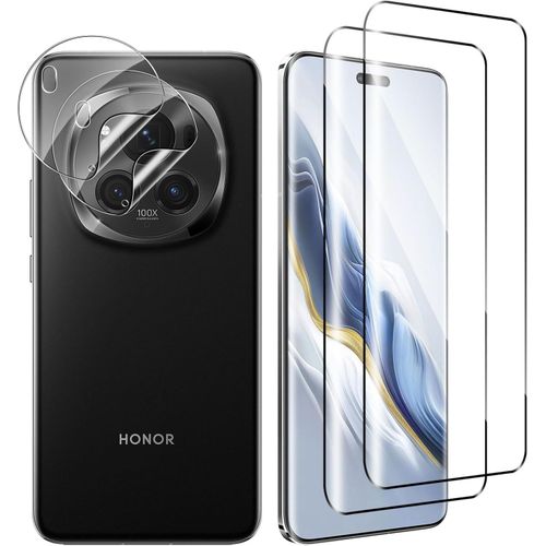 Protecteur D'écran Verre Trempé 9h Pour Honor Magic 6 Pro - Film Protection Caméra, Anti-Rayures Hd, Couverture Maximale, Installation Facile Sans Bulles