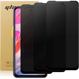 Protecteur D'écran Verre Trempé 9h Anti-Espion Pour Xiaomi Redmi Note 10 - Protection Intégrale Déverrouillage Visage Anti-Empreintes (Lot De 3)