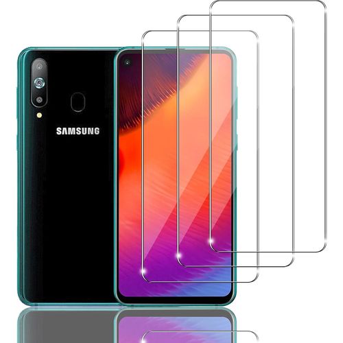 Protection D'écran En Verre Trempé Pour Samsung Galaxy A8s - 3 Pièces, Dureté 9h, Ultra Hd, Anti-Empreintes, Installation Sans Bulles