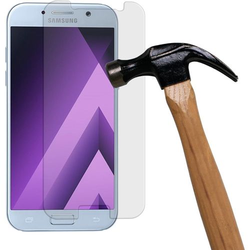 Protection D'écran Verre Trempé 0.26mm Ultra Mince 9h Pour Samsung Galaxy A3 2017 - Anti-Rayures, Installation Sans Bulles, Surface Incurvée Transparente