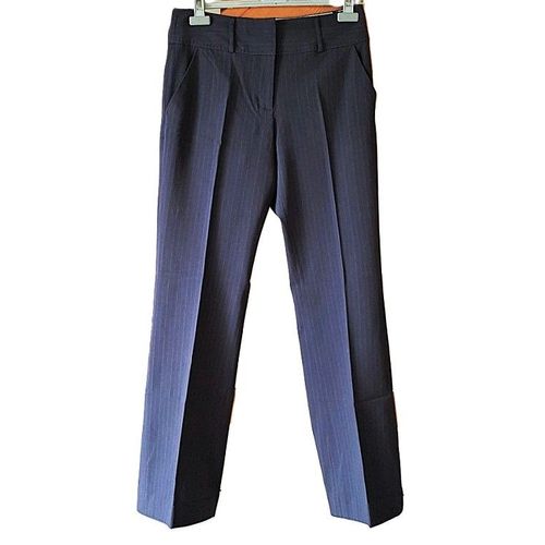 Pantalon Kiabi Taille 38 Gris Anthracite À Rayures Tbe
