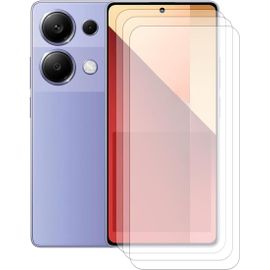 Protection D'écran Verre Trempé 9h Xiaomi Redmi Note 13 4g - Anti-Rayures/Explosion, Ultra-Fin 0.26mm 2.5d Sans Bulles - Lot De 3 Transparent