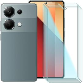 Protection D'écran En Verre Trempé 9h Anti-Rayures Pour Xiaomi Redmi Note 13 4g 6.67"" - Ultra Mince 0.33mm Avec Revêtement Anti-Empreintes, Transparent [5 Pièces]