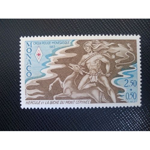 Timbre Monaco Yt 1387 Héraclès Capture La Biche De Cérynie 1983 (100309 )