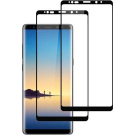 Protection Écran Verre Trempé 9h Pour Samsung Galaxy Note 9 - 2 Films 3d Couverture Complète Anti-Rayures/Anti-Huile Ultra Mince 0.33mm Sans Bulles Transparent