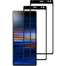 Protection Écran Verre Trempé Sony Xperia 10, Lot De 2 Films 9h Anti-Rayures, 3d Couverture Complète, Revêtement Oléophobe Ultra-Transparent