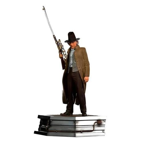 Statuette - IRON STUDIOS - RETOUR VERS LE FUTUR III - Doc Brown - 32 cm - édition limitée
