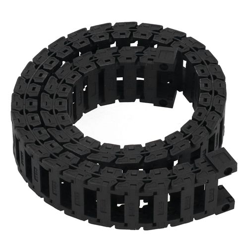 Pont a chaine porte-cables en nylon de type reservoir silencieux, assemblage amovible, 0,7 metre, 13 x 25
