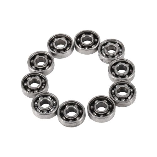 Lot De 10 Roulements A Billes Miniatures En Acier 608 Pour Toupie A Doigt 8 X 22 X 7 Mm