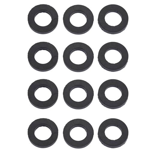 Lot de 12 rondelles en caoutchouc pour robinet de douche et tuyau d'eau pour etancheite (1/2")