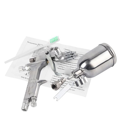 Pistolet a peinture pneumatique F-2 avec buse de 0,5 mm et alimentation par gravite de 125 ml