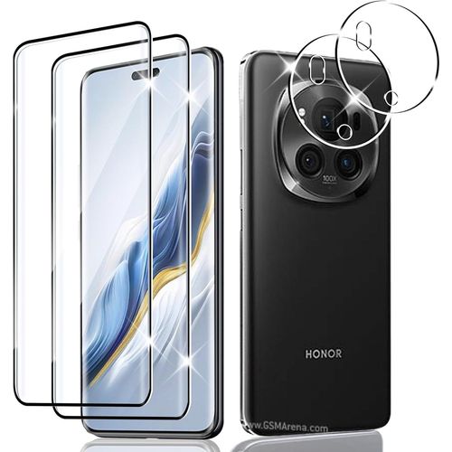 Verre Trempé Pour Honor Magic 6 Pro: Protection Écran Et Caméra 2+2p, Anti-Traces 9h Ultra Hd, Tactile Sensible Sans Bulles, Anti-Rayures Compatible