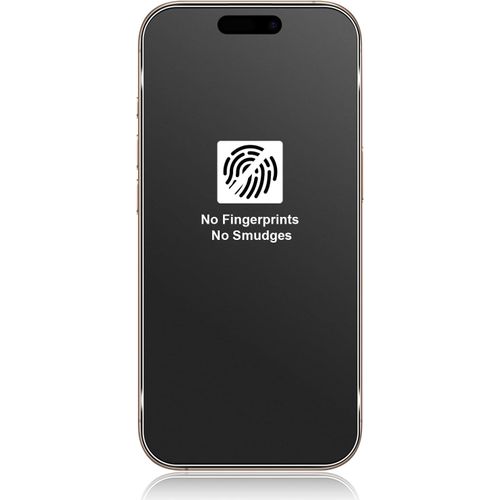 Verre Trempé Mat Protection D'écran Iphone 16 Pro 6.3"" [2 Pièces] - Couverture Intégrale Anti-Reflet, Anti-Traces, 9h Dureté, Anti-Rayures Sans Bulles